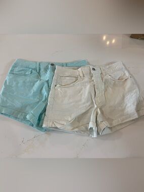 Blue Denim Shorts